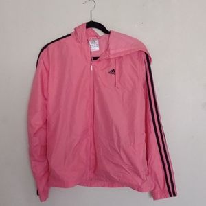 Pink Adidas tracksuit jacket